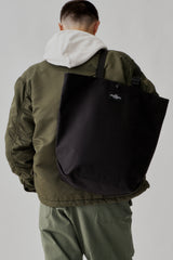 CARRY-ALL TOTE - LARGE / BLACK NYLON CANVAS