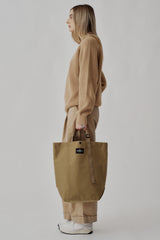 CARRY-ALL TOTE - LARGE / KHAKI NYLON CANVAS