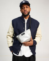 BAGSINPROGRESS MICRO TOTE - SILVER COATED NYLON RIPSTOP