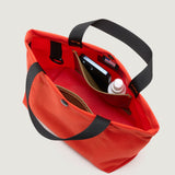 CARRY-ALL TOTE - MINI / REDDISH ORANGE NYLON CANVAS