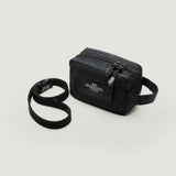 BELT POUCH MINI - BLACK POLY-FILLED NYLON TWILL