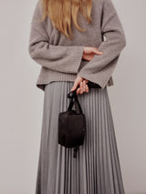 BELT POUCH MINI - BLACK POLY-FILLED NYLON TWILL