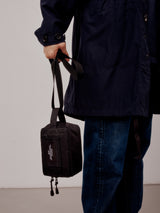 BELT POUCH MINI - BLACK POLY-FILLED NYLON TWILL