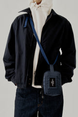 BELT POUCH MINI - NAVY POLY-FILLED NYLON TWILL
