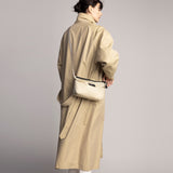 FANNYPACK CROSSBODY - LIGHT BEIGE NYLON TWILL