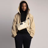 FANNYPACK CROSSBODY - LIGHT BEIGE NYLON TWILL