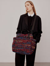 CARRY-ALL BEACH BAG - MULTI TWEED