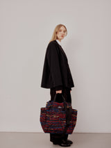 CARRY-ALL BEACH BAG - MULTI TWEED