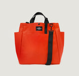 CARRY-ALL BEACH BAG - REDDISH ORANGE NYLON CANVAS