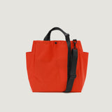 CARRY-ALL BEACH BAG - REDDISH ORANGE NYLON CANVAS