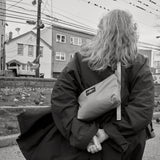 FANNYPACK CROSSBODY - LIGHT BEIGE NYLON TWILL