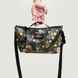 FANNYPACK CROSSBODY - FLORAL BLACK DENIM