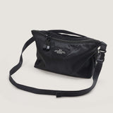 FANNYPACK CROSSBODY - BLACK NYLON TWILL