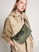 FANNYPACK CROSSBODY - KHAKI GREEN NYLON TWILL