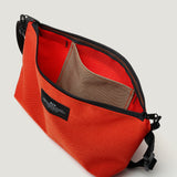 FANNYPACK CROSSBODY - REDDISH ORANGE NYLON CANVAS