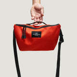 FANNYPACK CROSSBODY - REDDISH ORANGE NYLON CANVAS