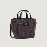 SMALL SIDE POCKET TOTE - LEOPARD PUFFER