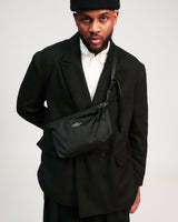FANNYPACK CROSSBODY - BLACK NYLON TWILL