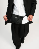 FANNYPACK CROSSBODY - BLACK NYLON TWILL