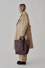MARKET TOTE - LEOPARD PUFFER