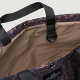 MARKET TOTE - LEOPARD PUFFER