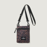 ZIPPER POSSPORT SHOULDER - LEOPARD PUFFER
