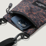 ZIPPER POSSPORT SHOULDER - LEOPARD PUFFER