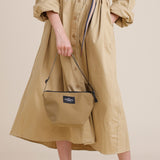 MICRO TOTE - KHAKI NYLON CANVAS