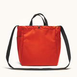 MULTI-POCKET BAG MEDIUM - REDDISH ORANGE NYLON CANVAS