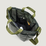 MULTI-POCKET BAG MEDIUM - KHAKI GREEN PUFFER NYLON TWILL
