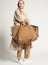 TRAVELER DUFFLE LARGE - KHAKI NYLON CANVAS