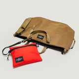 TRAVELER DUFFLE MEDIUM - KHAKI NYLON CANVAS