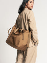 TRAVELER DUFFLE MEDIUM - KHAKI NYLON CANVAS