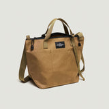 TRAVELER DUFFLE SMALL - KHAKI NYLON CANVAS