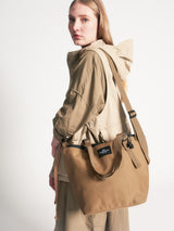 TRAVELER DUFFLE SMALL - KHAKI NYLON CANVAS