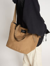TRAVELER DUFFLE SMALL - KHAKI NYLON CANVAS