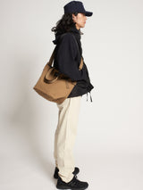 TRAVELER DUFFLE SMALL - KHAKI NYLON CANVAS