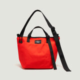 TRAVELER DUFFLE SMALL - REDDISH ORANGE NYLON CANVAS