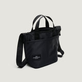 ZIPPER DUFFLE - SMALL - BLACK PUFFER NYLON TWILL