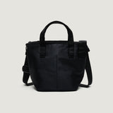 ZIPPER DUFFLE - SMALL - BLACK PUFFER NYLON TWILL