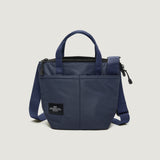 ZIPPER DUFFLE - SMALL - NAVY PUFFER NYLON TWILL