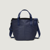 ZIPPER DUFFLE - SMALL - NAVY PUFFER NYLON TWILL
