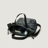 ZIPPER DUFFLE - SMALL - ZEBRA PUFFER POLY