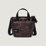 ZIPPER DUFFLE - SMALL - LEOPARD PUFFER POLY