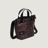 ZIPPER DUFFLE - SMALL - LEOPARD PUFFER POLY