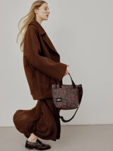 ZIPPER DUFFLE - SMALL - LEOPARD PUFFER POLY