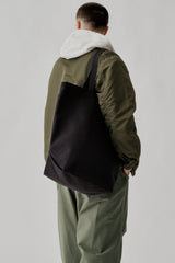 CARRY-ALL TOTE - LARGE / BLACK NYLON CANVAS