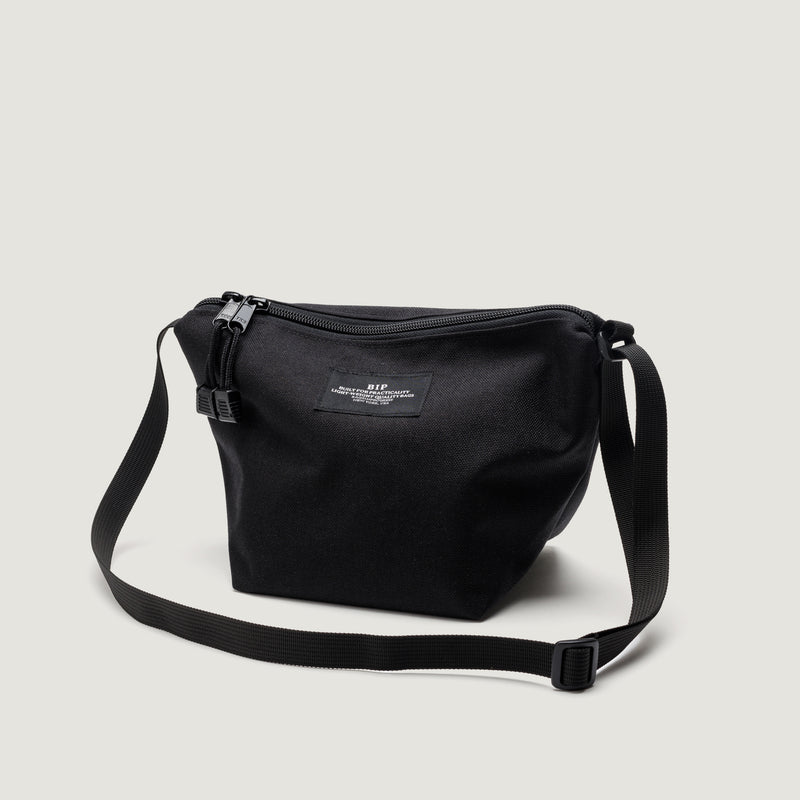 MICRO TOTE - BLACK NYLON CANVAS