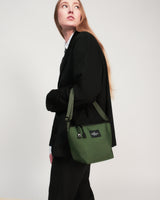MICRO TOTE - OLIVE NYLON CANVAS