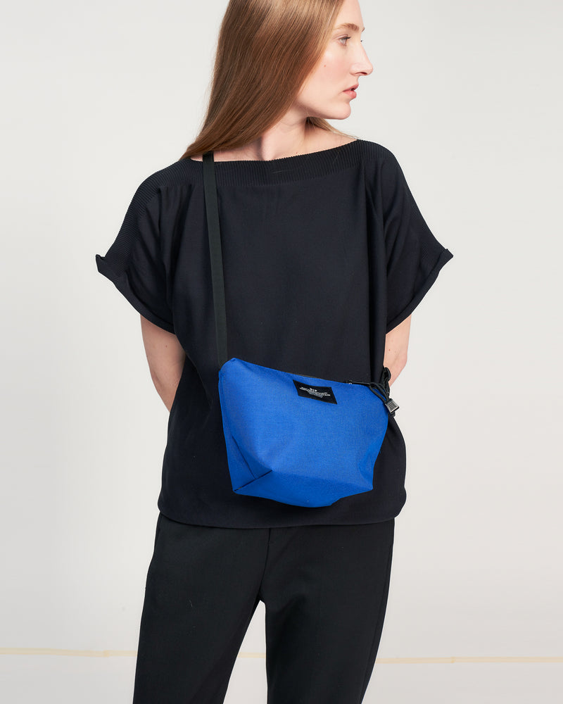 MICRO TOTE - BLUE NYLON CANVAS